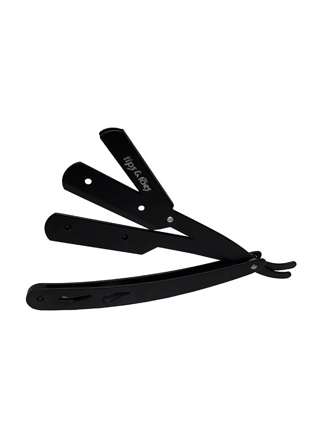 Tips & Toes - Professional Straight Razor Black - Image 1