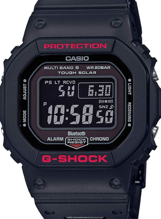 كاسيو ساعة يد رقمية بسوار من الراتينج طراز Gw-B5600Hr-1Er unisex  - Image 3