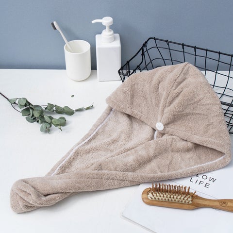 Microfiber Bath Wrap Towel Coffee 16cm