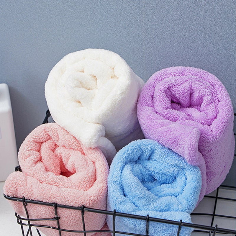 EHOME Microfiber Bath Wrap Towel Pink 16cm - Image 2
