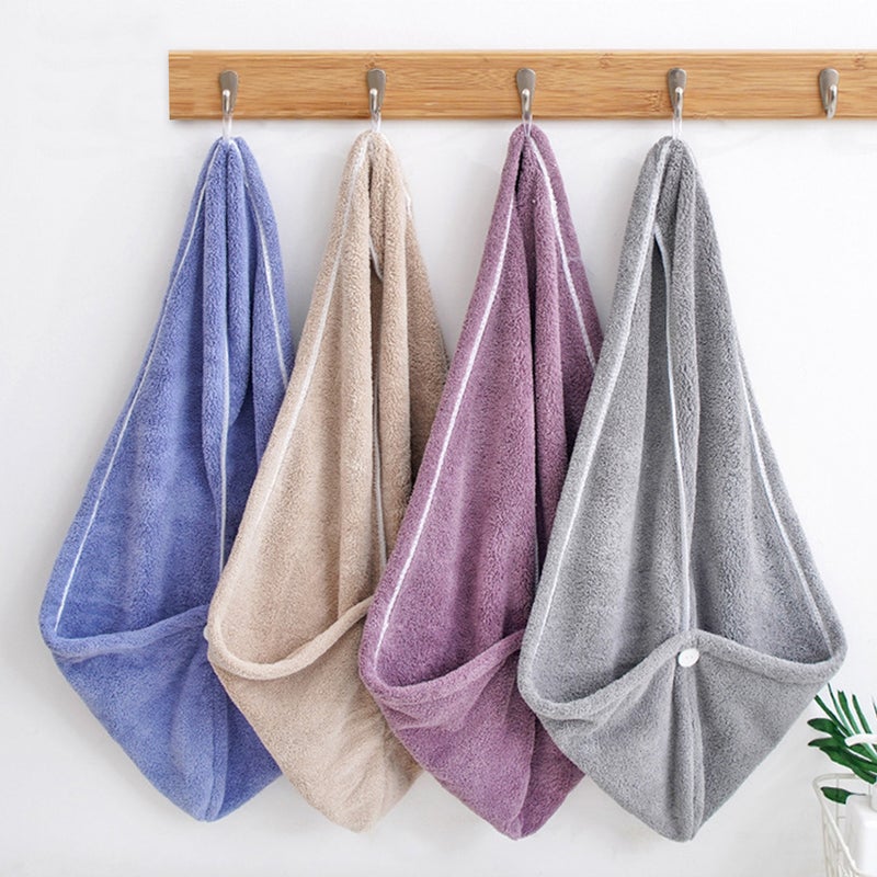 EHOME Microfiber Bath Wrap Towel Pink 16cm - Image 3