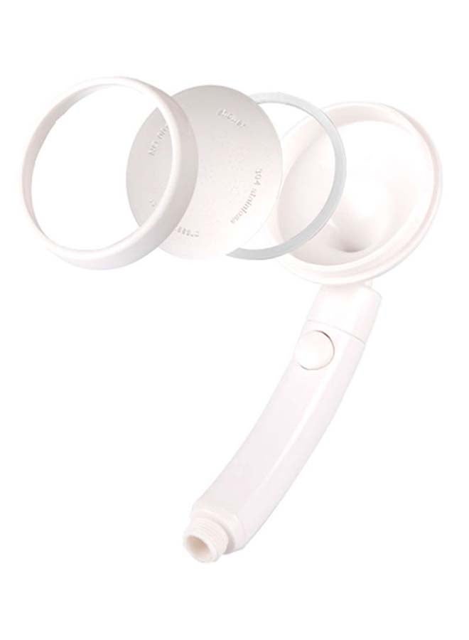 شاربدو رأس دش استحمام عالي الضغط ومحمول باليد أبيض 23 x 9سم - Image 4