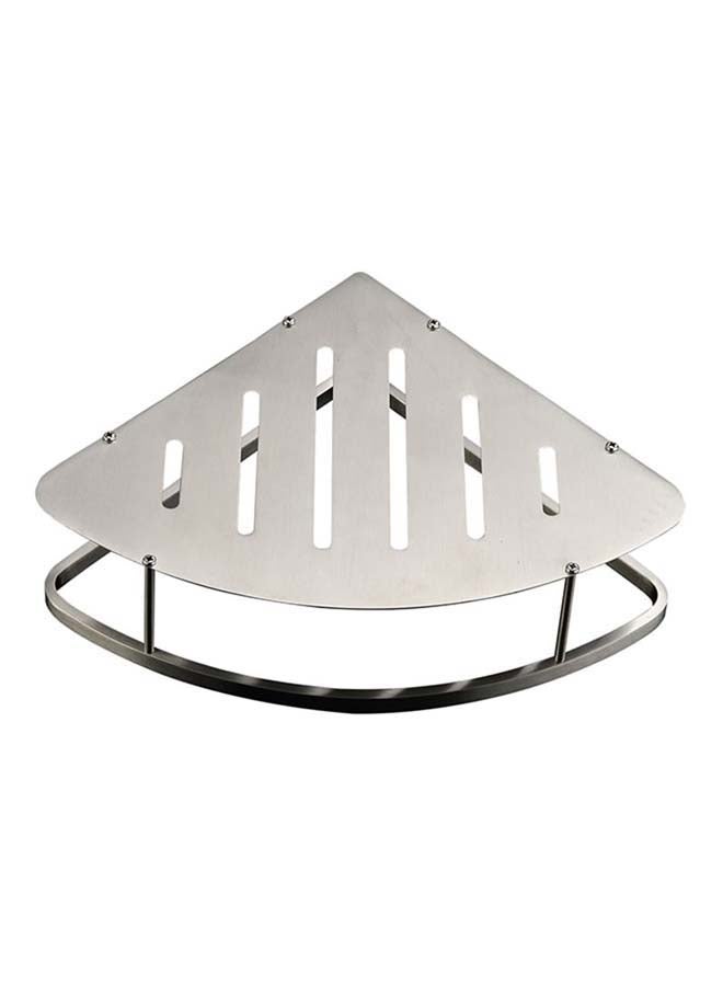Sharpdo Triangle Bathroom Shelve Silver 23 x 7.5cm - Image 3