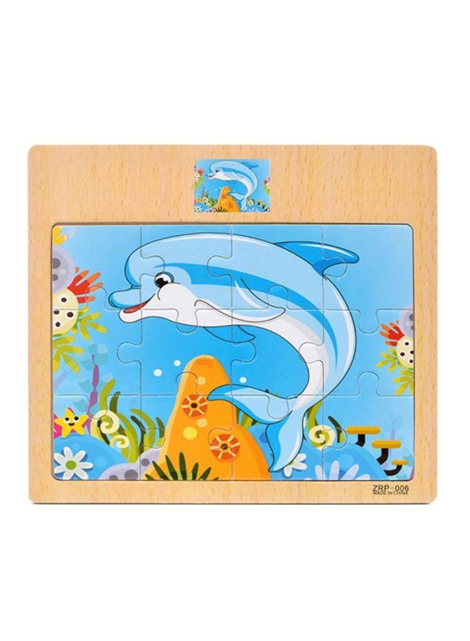 Cool Baby 3D Cartoon Traffic Math Jigsaw Puzzle 17x15x0.5cm