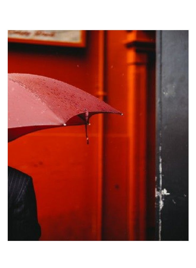 Fast Print Umbrella Design Framed Vinyl Tableau Multicolor 60x100cm