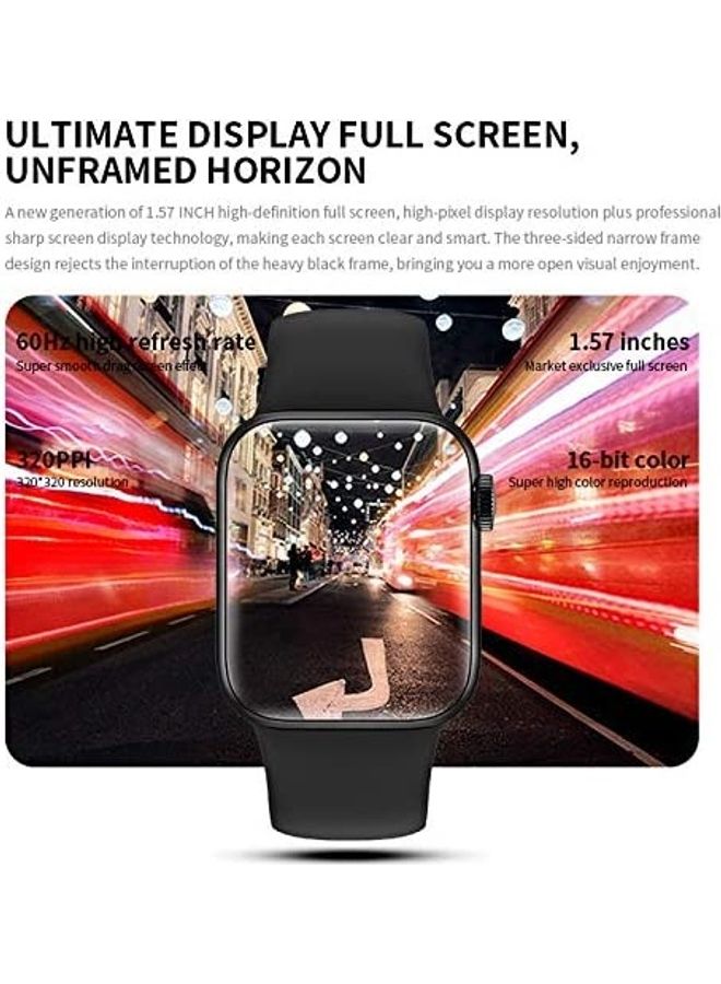 HW12 Full Screen Smartwatch Pink - Image 5