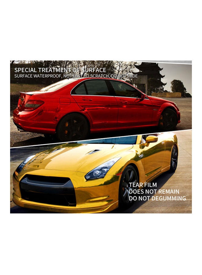 Stretchable Mirror Vinyl Film Foil Sticker - Image 4