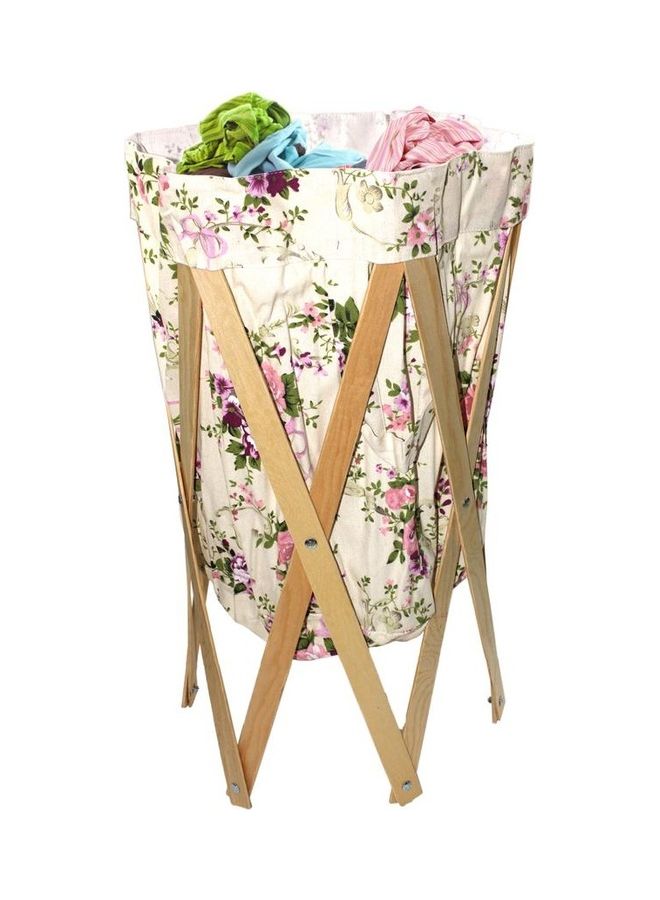 Biki Foldable Laundry Basket Multicolour 70 x 40 x 40cm - Image 1