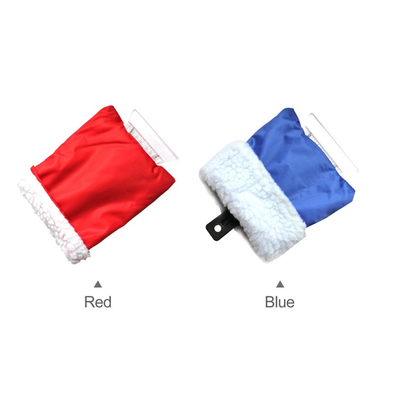 EHOME Waterproof Windshield Ice Scraper Glove Red 26.5cm - Image 2