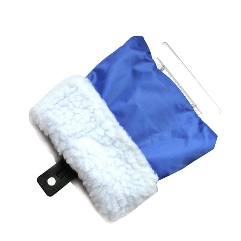 Waterproof Windshield Ice Scraper Glove Blue 26.5cm