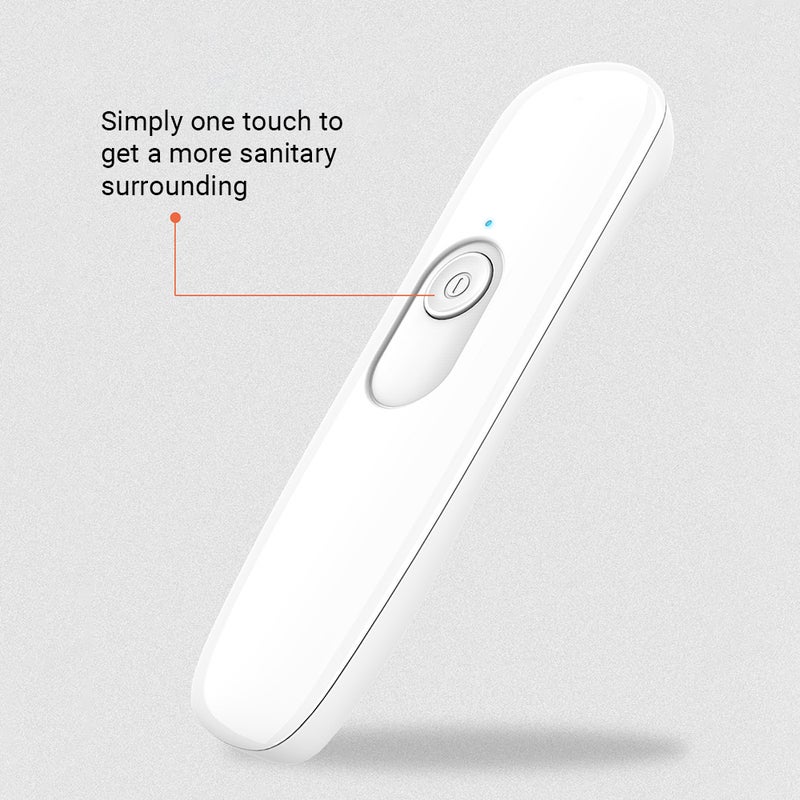 EHOME Compact and lightweight Handheld UV Sterilizer Lamp 16.7cm White  - Image 2