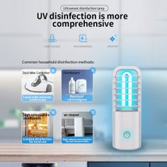 EHOME Compact and lightweight Handheld UV Sterilizer Lamp 19.5cm White  - Image 2