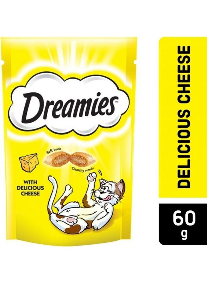 Dreamies Delicious Cheese Cat Treats 60grams  - Image 1