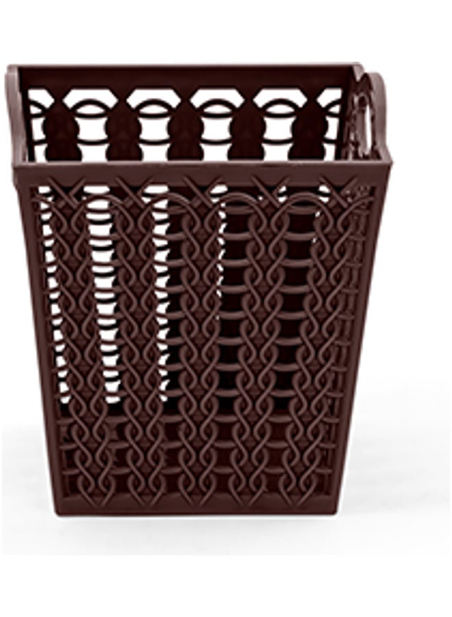 تورت سلة مربعة الشكل . بني 11 x 11 x  12.5سم - Image 4