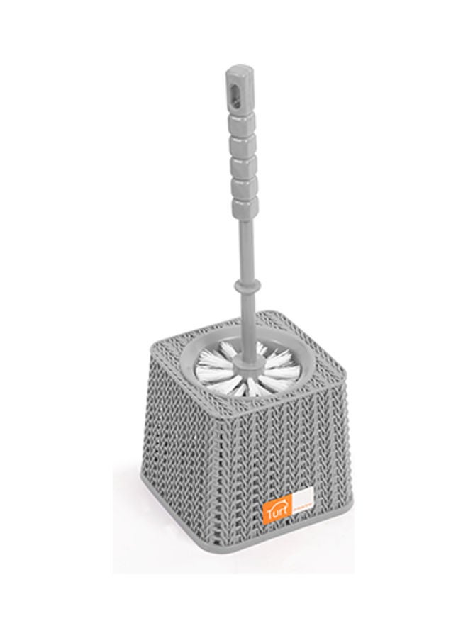 Plastic Toilet Brush Grey 37 x 13.5 x 13cm - v1608587471/N43256607A_1