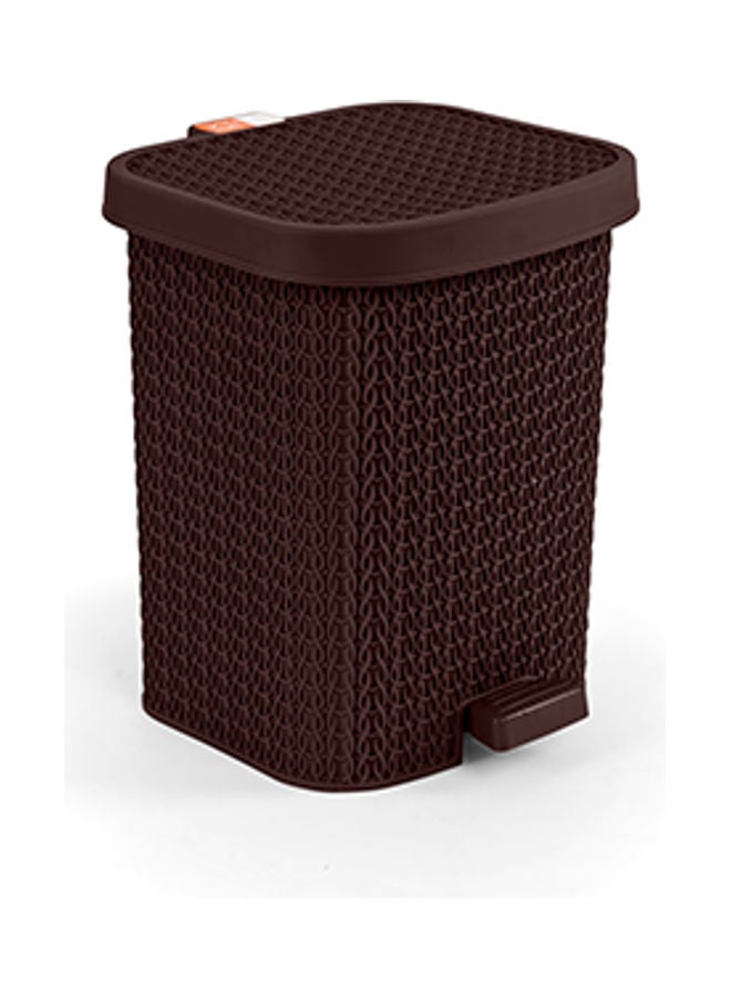 Small Trash Bin Brown 24.5 x 22.5 x 27.5cm - v1608587473/N43256618A_1