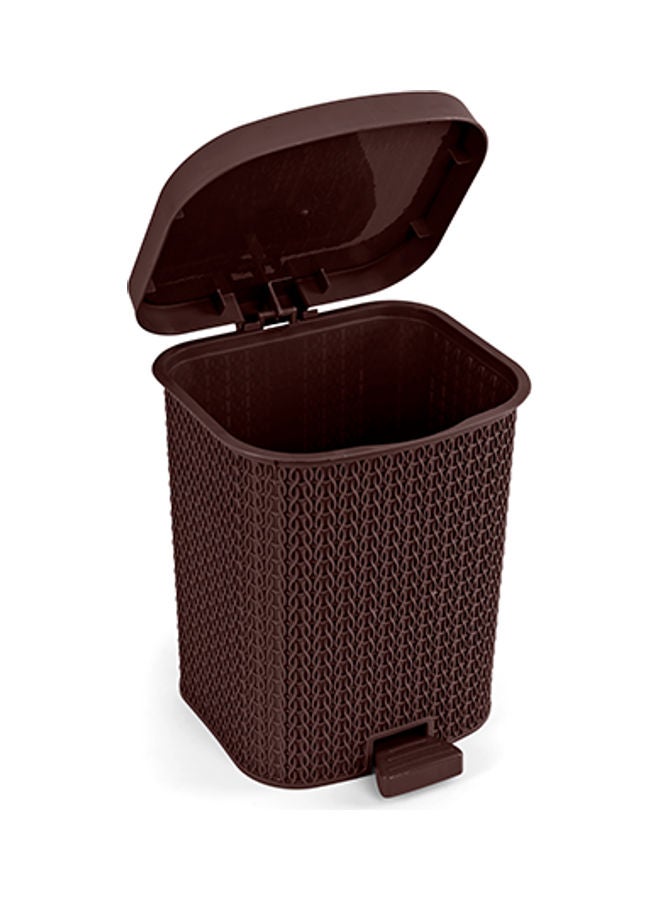 Small Trash Bin Brown 24.5 x 22.5 x 27.5cm - v1608587473/N43256618A_2