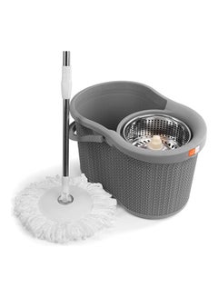 El Helal & Silver Star Twist Mop Bucket Grey 29x33x29cm  - Image 2