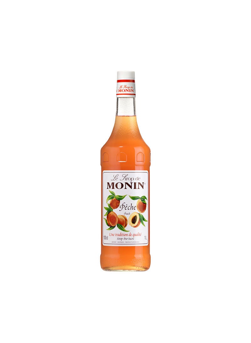MONIN Organic Peach Syrup 1Liters 