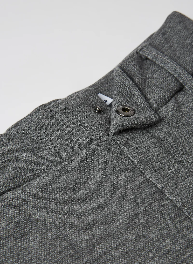 NAME IT Teens Slim Fit Pants Dark Grey