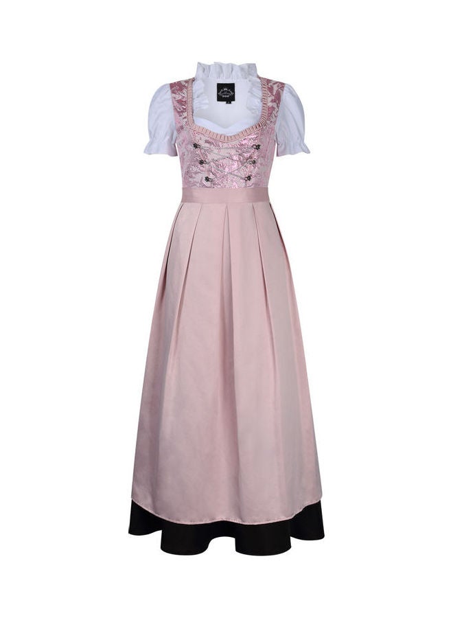 German Traditional Oktoberfest Classic Dress Pink - Image 1