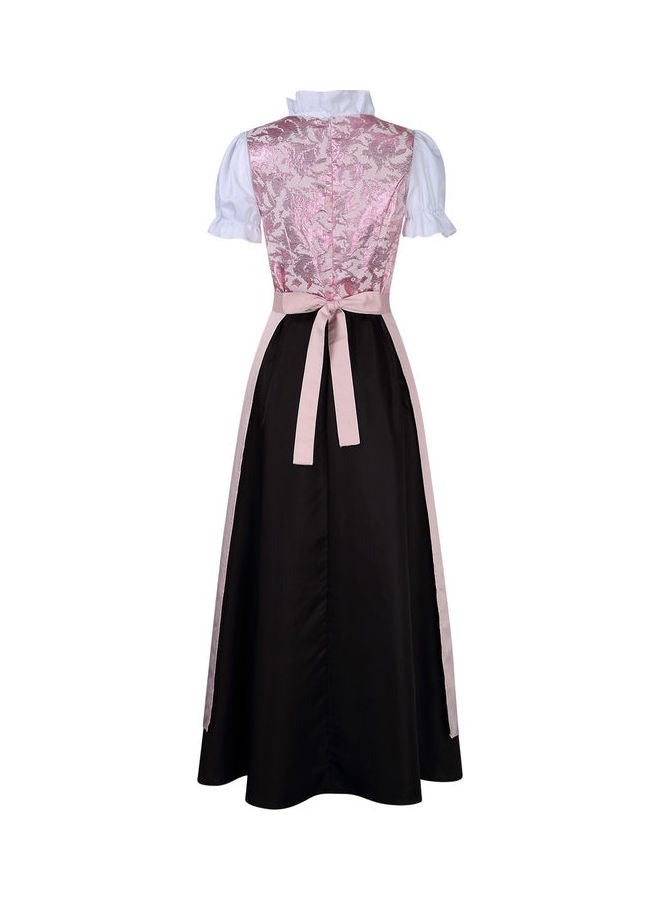 German Traditional Oktoberfest Classic Dress Pink - Image 3
