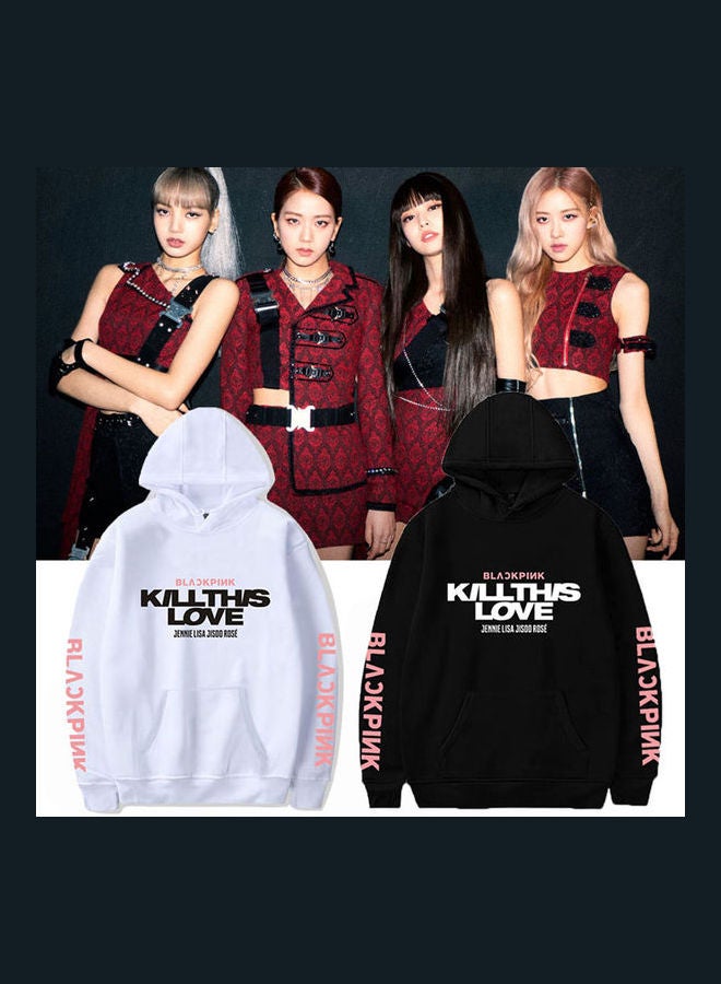 Printed Sweatshirt Navy - Image 2