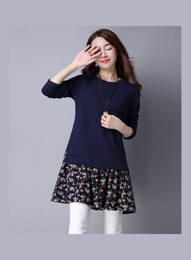 Bottoming Dress Dark Blue - Image 3