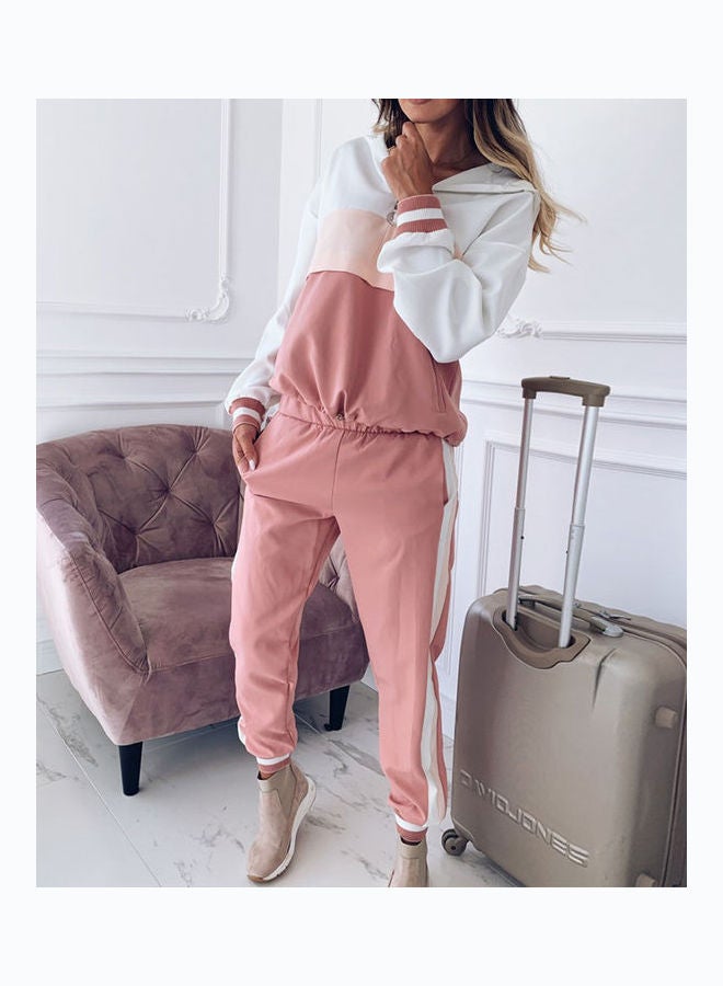 2-Piece Sports Suit Pink  - Image 3