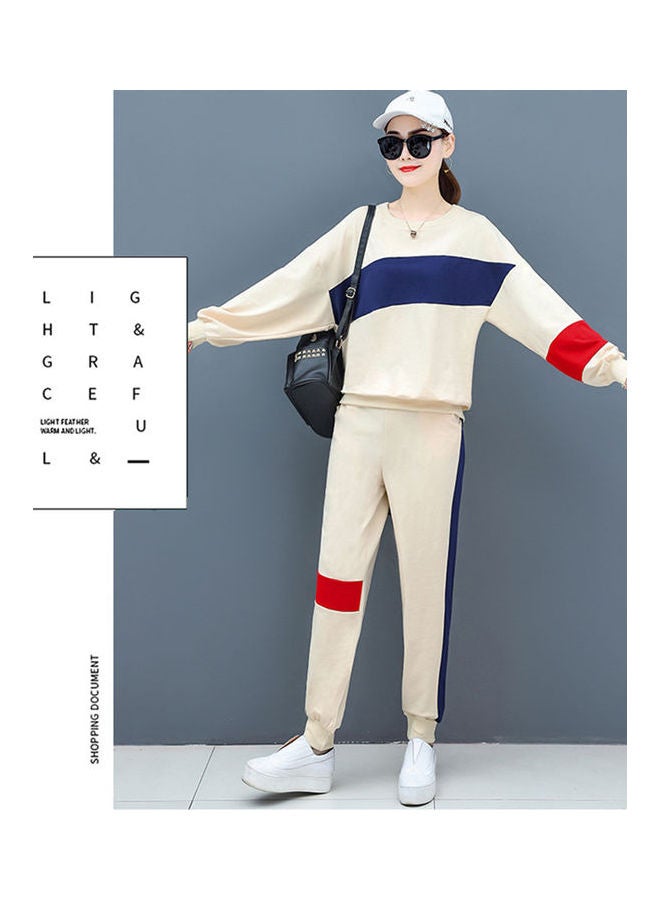 Casual Sports Two-Piece Suit Outfit Multicolour  - Image 2