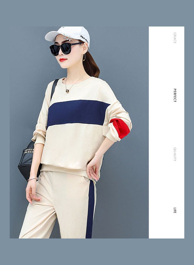 Casual Sports Two-Piece Suit Outfit Multicolour  - Image 3