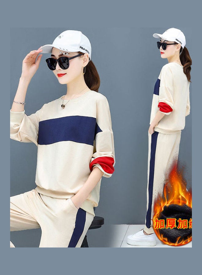 Casual Sports Two-Piece Suit Outfit Multicolour  - Image 1