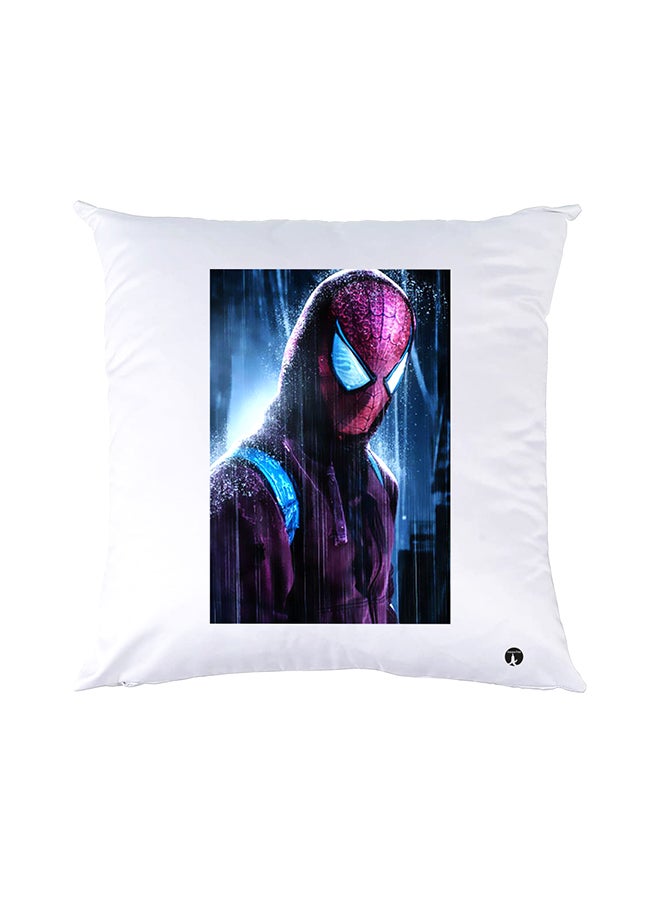 بي بي وسادة نوم مزينة بطبعات أبيض 30x30سم