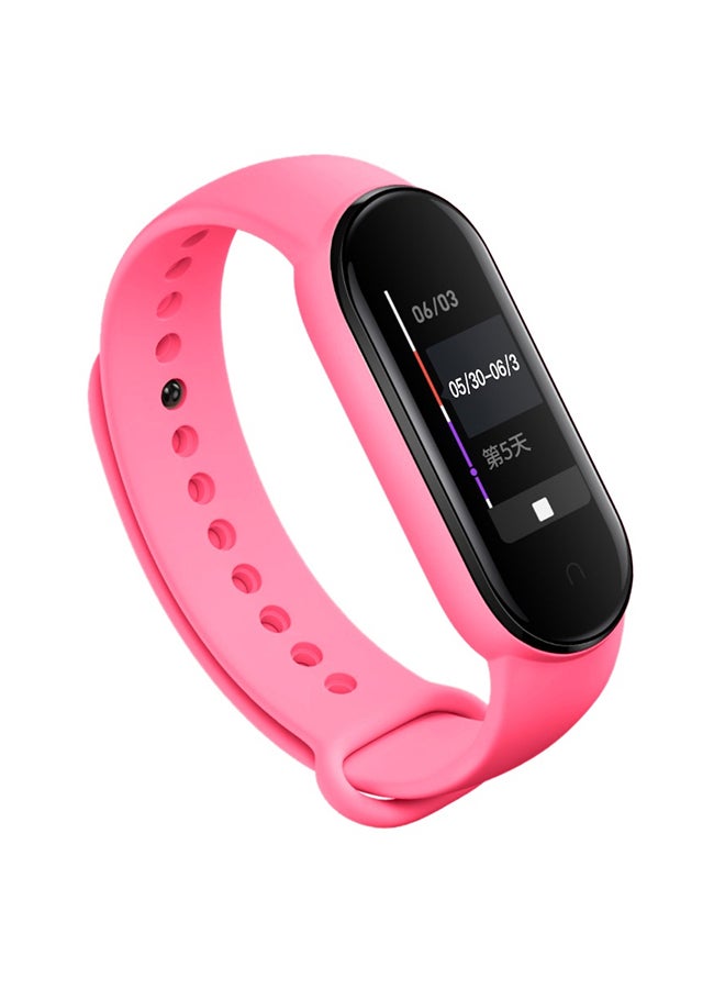 Replacement Watch Strap For Xiaomi Mi Band 5 Fuchsia