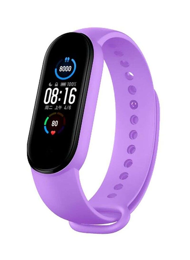 ARTLOOK Replacement Watch Strap For Xiaomi Mi Band 5 Purple - Image 1