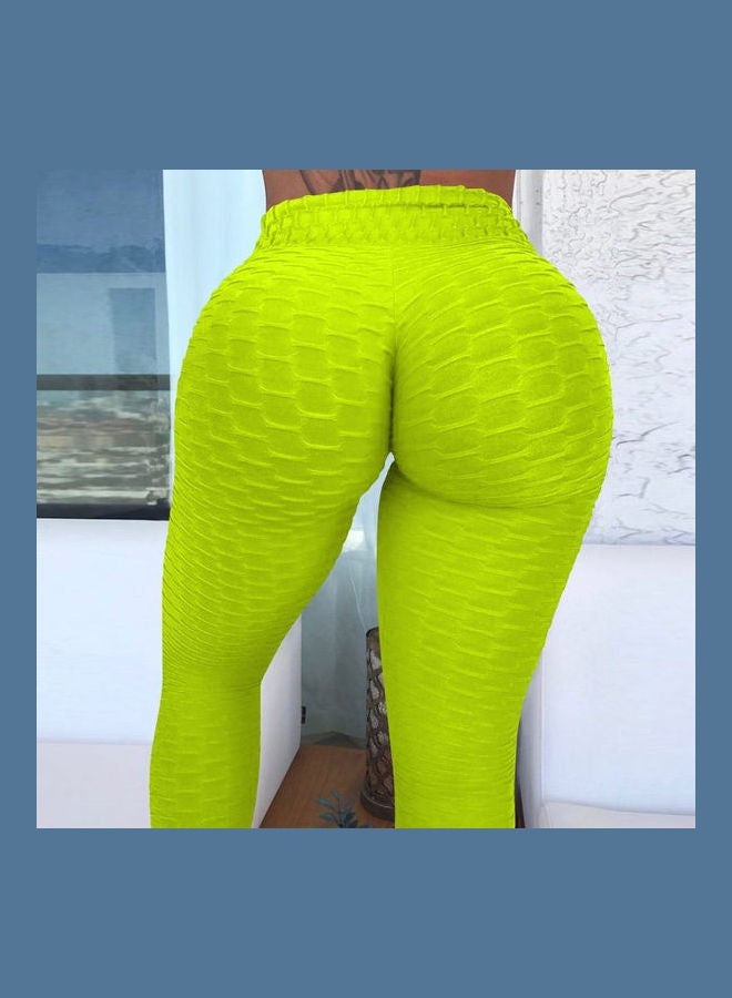 Women Breathable Leggings Yellow  - Image 4