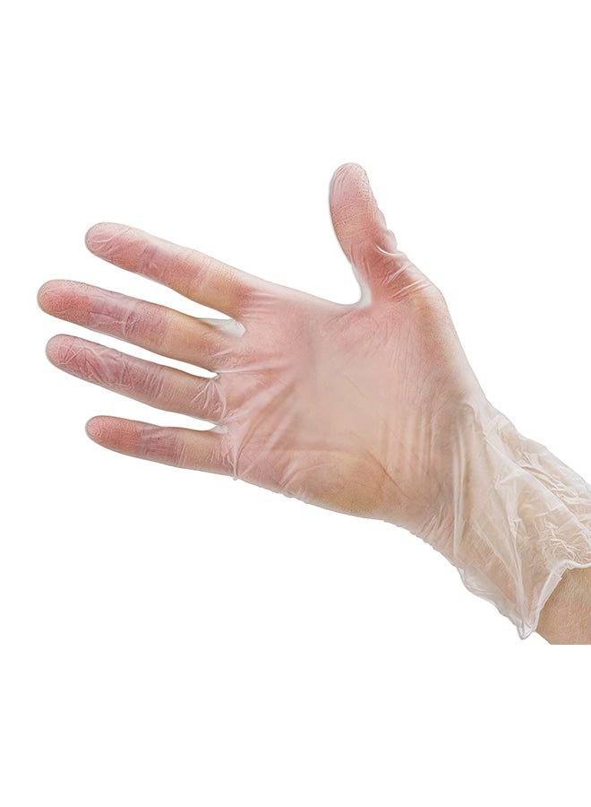 Generic 100-Piece Disposable Vinyl Powder Free Gloves Medium  - Image 4
