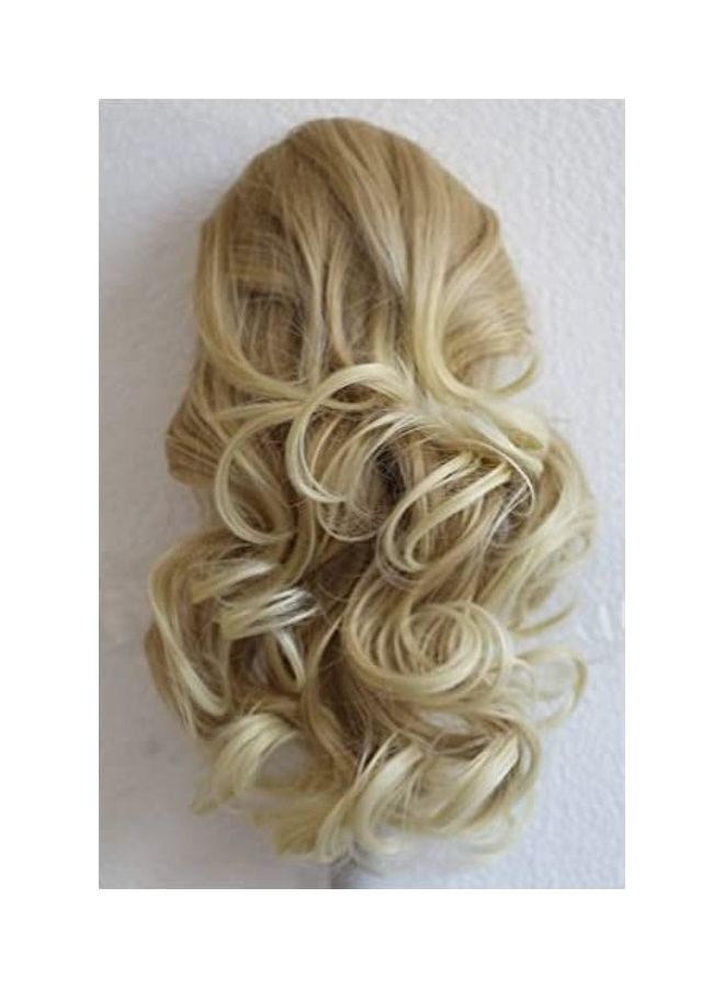 Prettyshop Hairpiece Voluminous Heat-Resisting Ponytail Extension Beige 14inch 