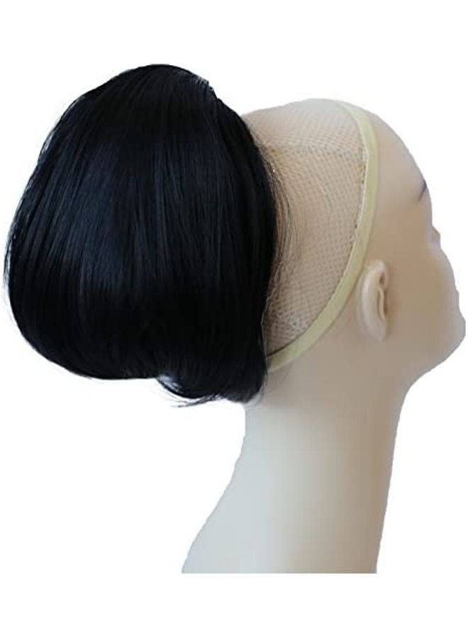 Prettyshop Hairpiece-Bun - Bun Up Scrunchie Ponytail Extension Black 5.67inch - Image 1