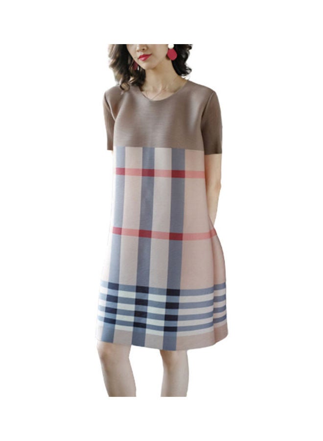 Simple Style Short-Sleeve Skirt Multicolour  - Image 1