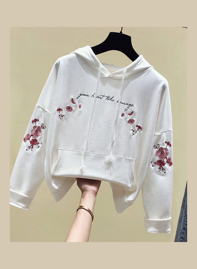 Sweater Loose Slim Hooded Pink - Image 5