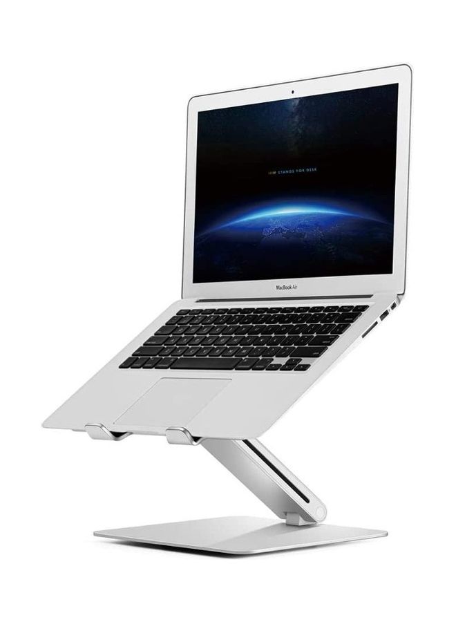 تيكنو ماونتس حامل الكمبيوتر المحمول Rising Notebook Air Cooled Laptop Desktop Support حامل كمبيوتر محمول قابل للطي مقاس 9.7-15.6 بوصة  - Image 1