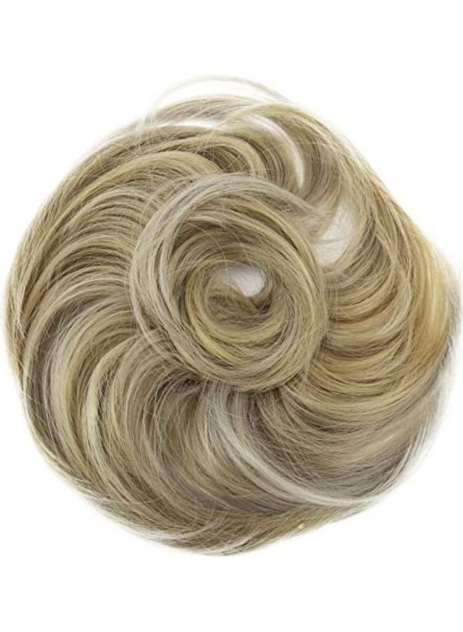 Messy Wavy Curly Bun Beige 8.11inch - v1608624421/N43259040A_1