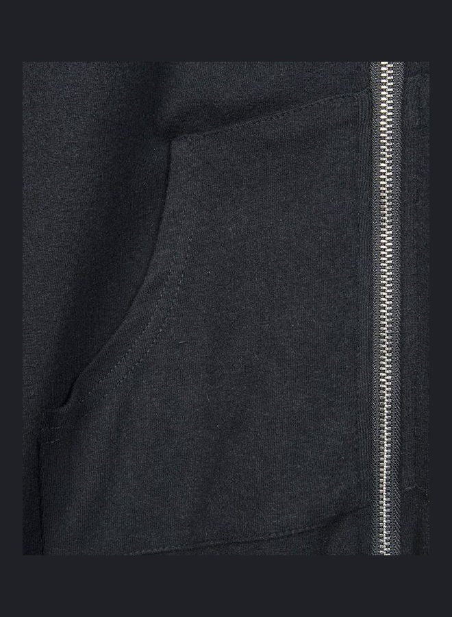 Hoodie Jacket Black - Image 3