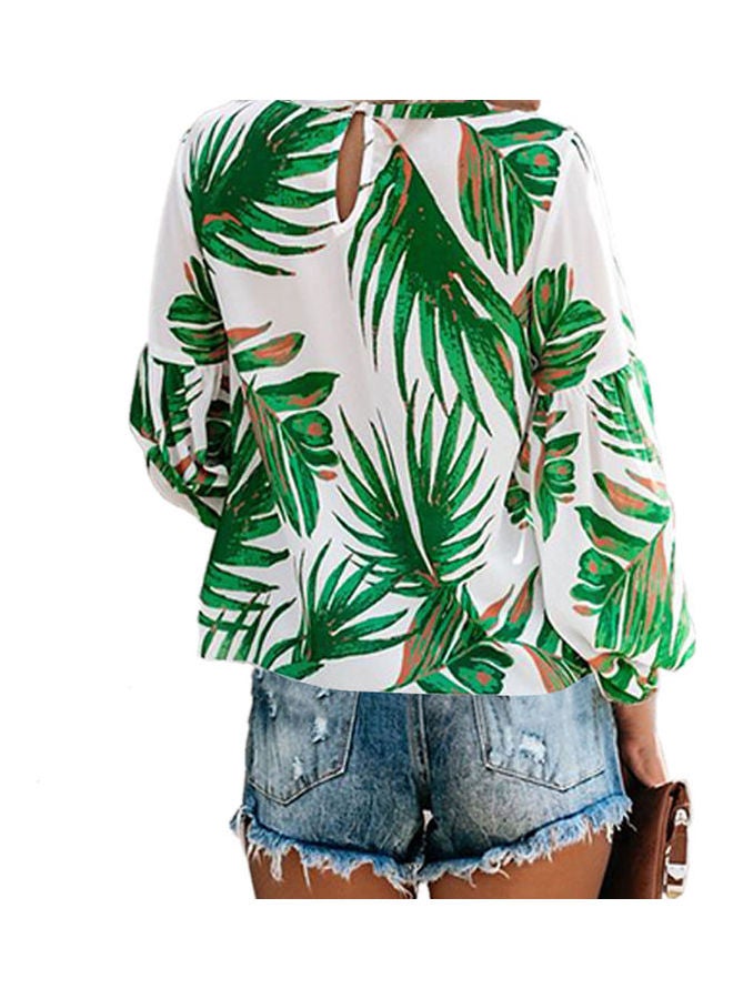 Long Sleeves Top Green  - Image 3