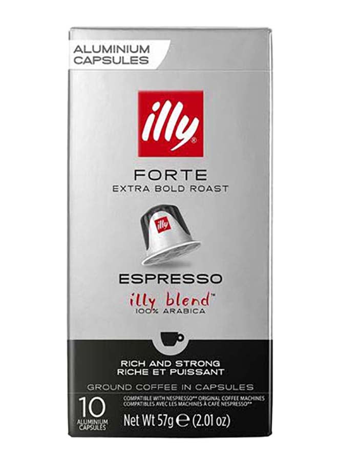 Forte Espresso Coffee Capsules 57grams Pack of 10