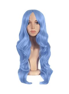 Synthetic Wavy Cosplay Wig Periwinkle 60cm