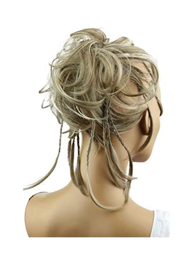 Prettyshop Hairpiece - PRETTYSHOP Hairpiece Hair Rubber Scrunchie Scrunchy Updos VOLUMINOUS Wavy Messy Bun dirty blonde mix #18TH613A G25D Multicolor 8.11inch - Image 1