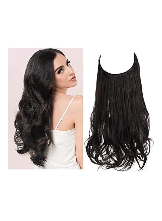 سارلا وصلة شعر مجعد هالو قصير الاصطناعية من هيربيسي بطوق سلكي خفي بمقاس 14 بوصة 3.7 أونصة للنساء ألياف مقاومة للحرارة متعدد الألوان 14بوصة