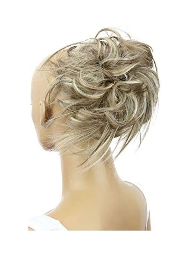 Prettyshop Hairpiece - PRETTYSHOP Hairpiece Hair Rubber Scrunchie Scrunchy Updos VOLUMINOUS Wavy Messy Bun dirty blonde mix #18TH613A G25F Multicolor 8.11inch - Image 1
